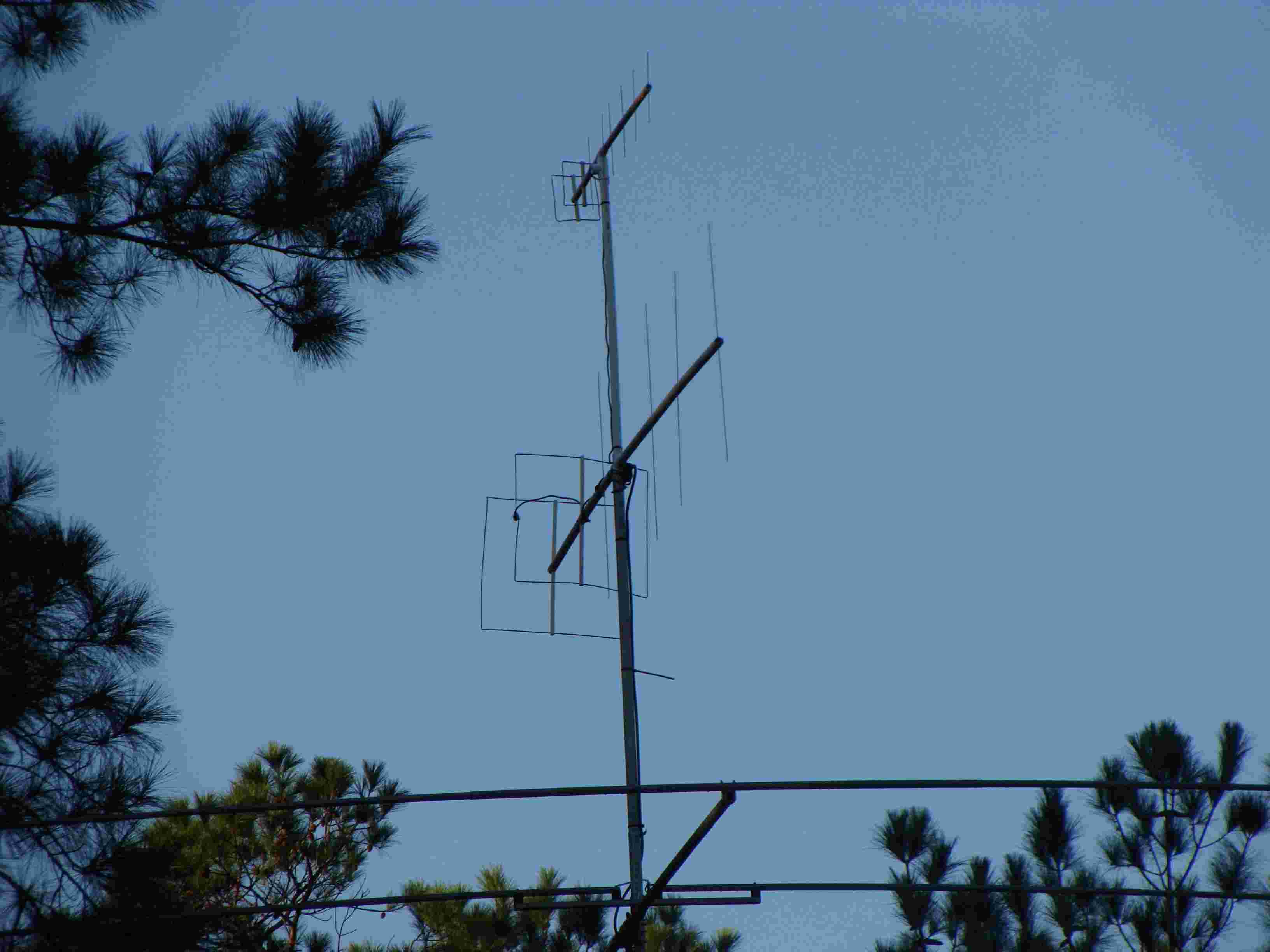 Antenna's at top of tower