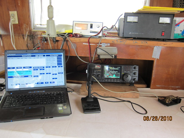 Field Day radio setup